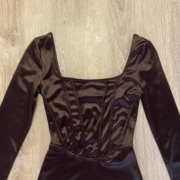 Satin corset dress NWOT - Picture 2 of 5